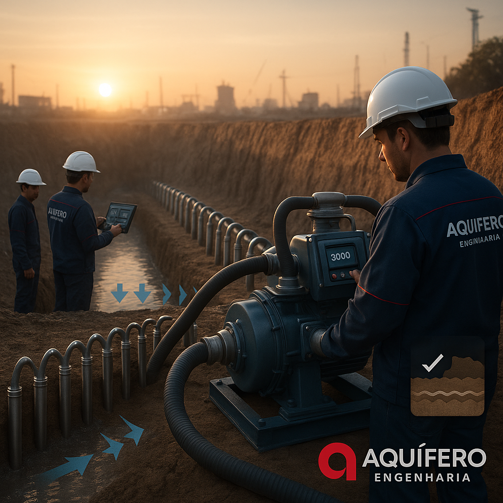 Descubra a Tecnologia Revolucionária em Rebaixamento de Lençol Freático